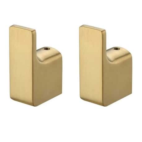 percha baño oro cepillado