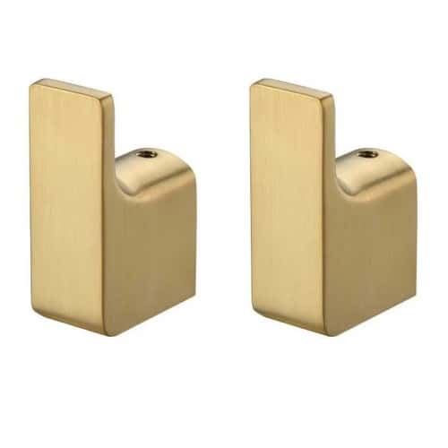 percha baño oro cepillado