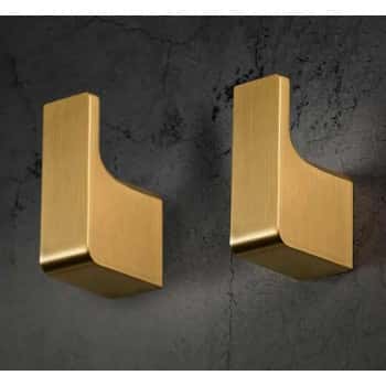 percha oro cepillado