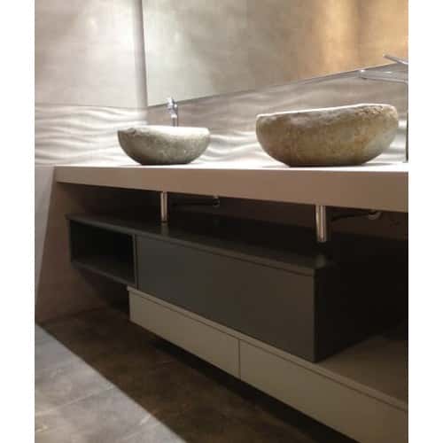 encimera marmol con faldon