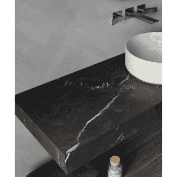 encimera marmol sintetico faldon