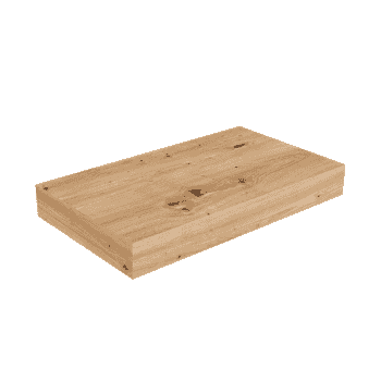 encimera baño roble costa