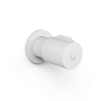 llave paso blanco mate