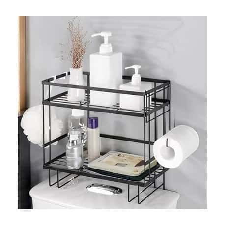 estanteria doble para inodoro