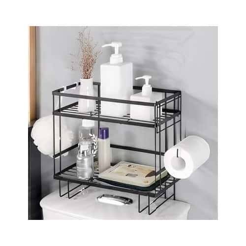 estanteria doble para inodoro