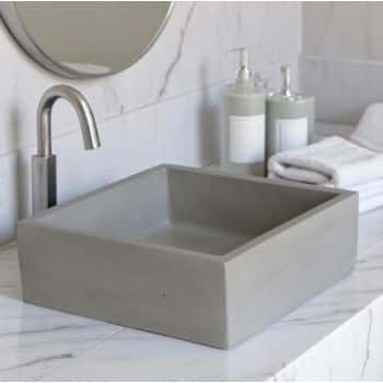 lavabo sobre-encimera artesanal