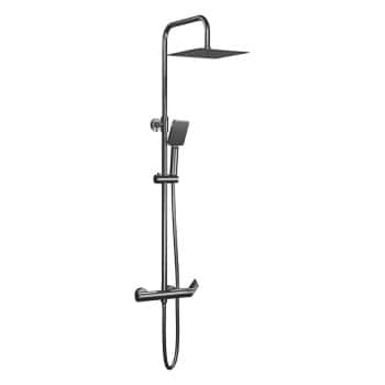 columna ducha monomando black gun metal
