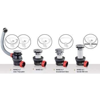 desague lavabo compacto