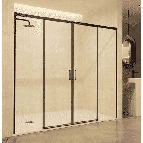 MAMPARA NEGRO MATE SBX