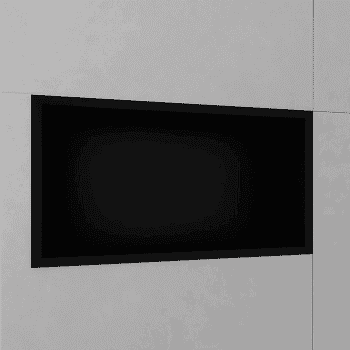 HORNACINA NEGRO MATE OARA BAÑO