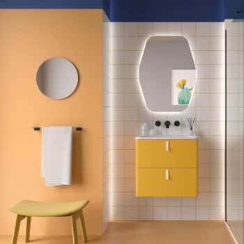Mueble baño Unik Amarillo