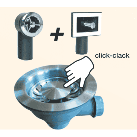 valvula fregadero universal click clack