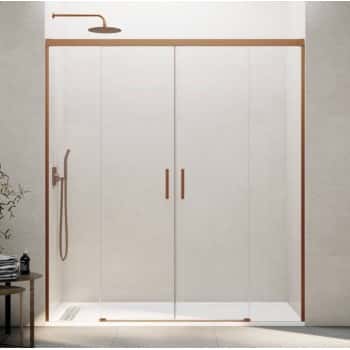 mampara ducha basic cobre