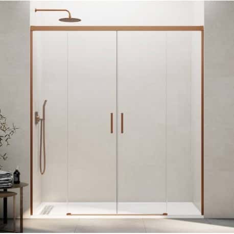 mampara ducha basic cobre