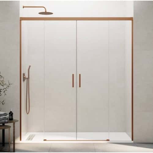 mampara ducha basic cobre