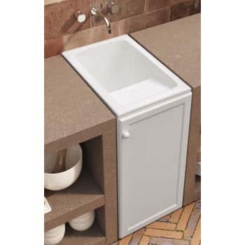 mueble aluminio pila lavadero