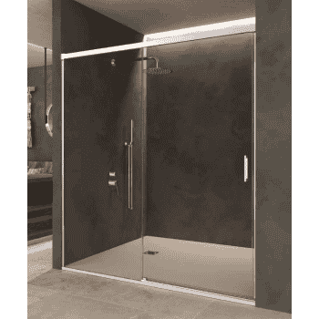 mampara stylo 1f+1c cromo brillo