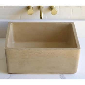 fregadero rustico resistente