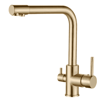 grifo cocina osmosis oro cepillado