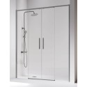 mampara 4 hojas gun metal