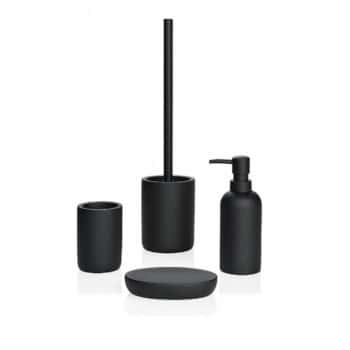 Juego accesorios baño Negro...