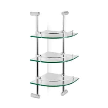 estante cristal para botes de gel