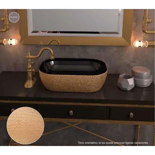 lavabo pan de oro