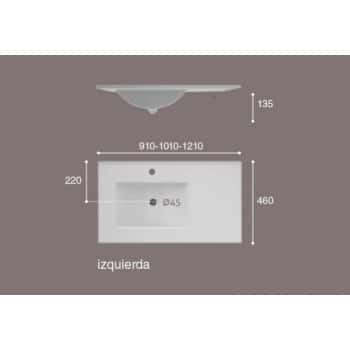 encimera thin desplazada