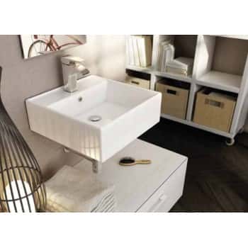 lavabo suspendido con grifo