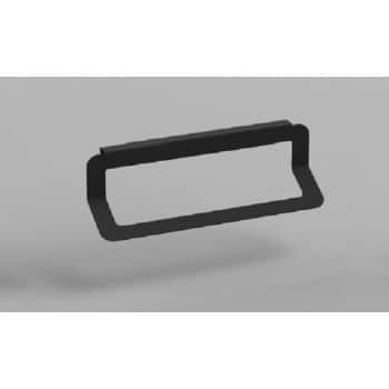 toallero negro baño