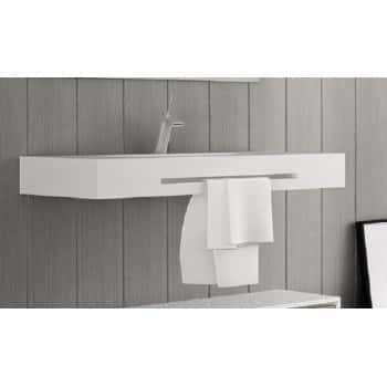 lavabo con toallero resina