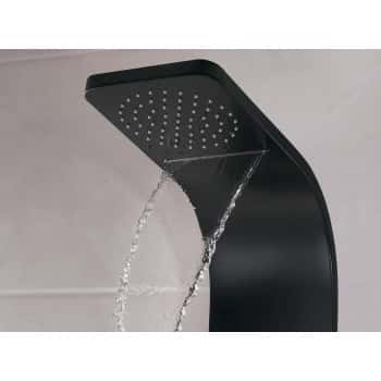 columna ducha cascada negra