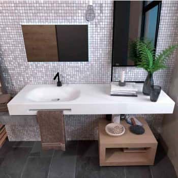 lavabo resina desplazado