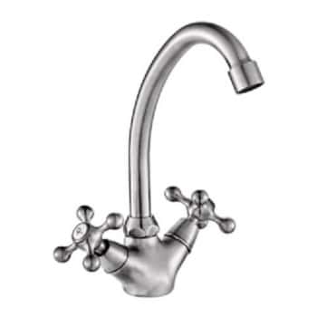 grifo fregadero plata mate