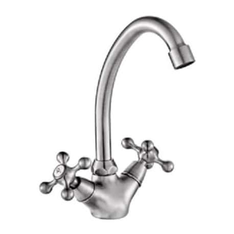 grifo fregadero plata mate