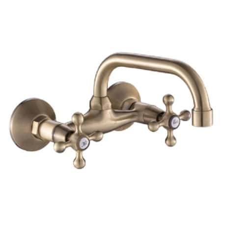 grifo cocina pared bronce