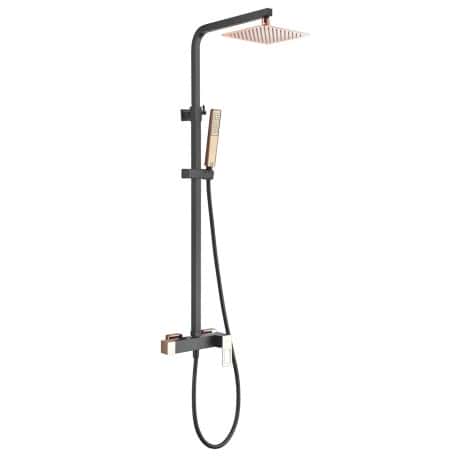 columna ducha suecia oro rosa