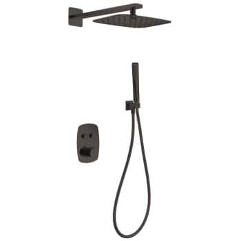 columna ducha hidra negra