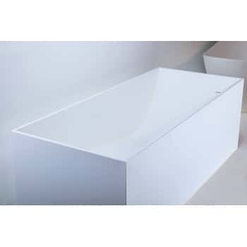 bañera cuadrada lisa