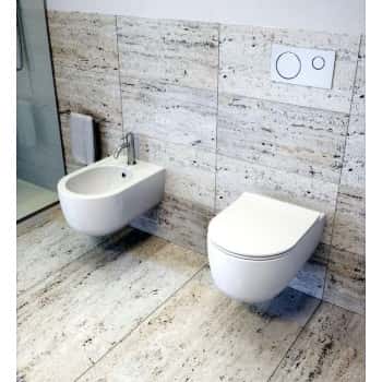 inodoro suspendido blanco mate