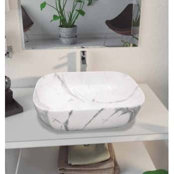 lavabo marmol blanco