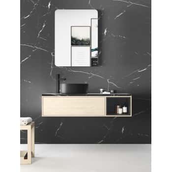 lavabo solid negro