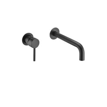 monomando empotrado negro