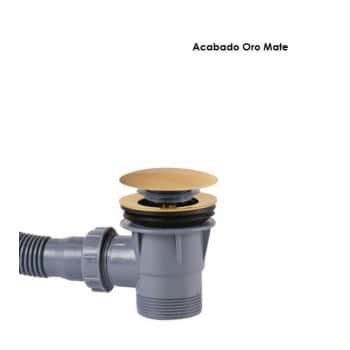 desague bañera oro mate