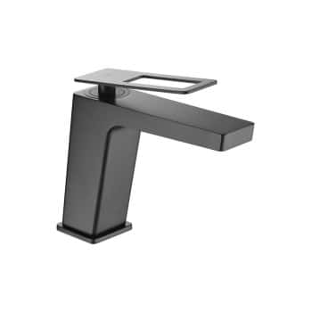 Monomando lavabo Suecia Negro