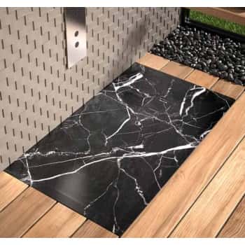plato ducha marmol negro