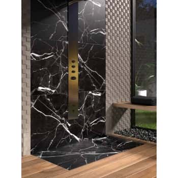 plato ducha marmol marquina