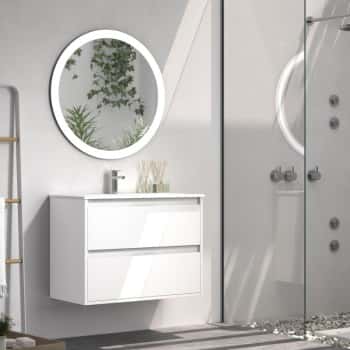 mueble baño blanco mate