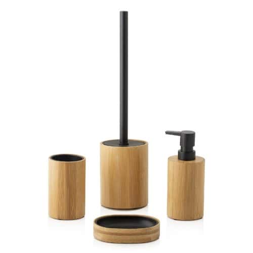 accesorios baño bambu
