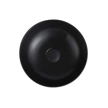 lavabo black round